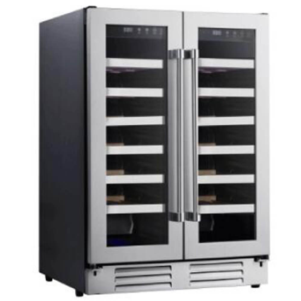Vitara 24Inch SidebySide Wine Cooler in Stainless Steel (VBWC4201SB