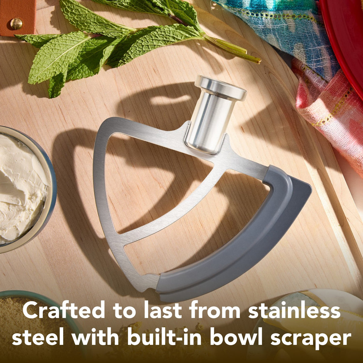 KitchenAid Stainless Steel Tilt-Head Flex Edge Beater (KSMTHSFSS) - image 2
