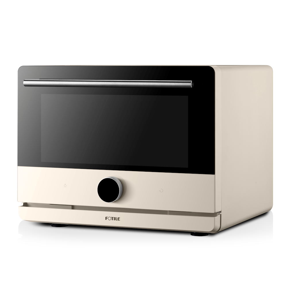 Fotile ChefCubii Countertop Combi-Steam Oven with Convection Bake, Air Fry, Steam, and Dehydrate, 1.1 Cu. Ft. Capacity with 8 Cooking Modes and 50 Preset Menus in Beige (HYZK32-E3-E)
