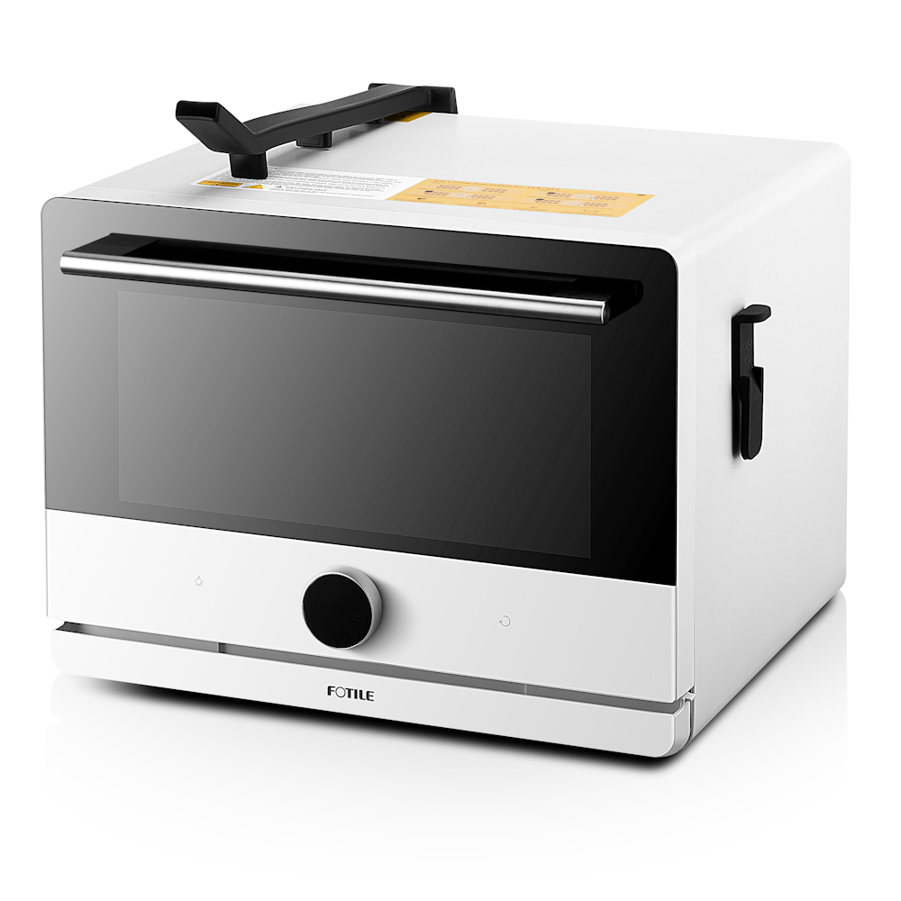 Fotile ChefCubii Countertop Combi-Steam Oven with Convection Bake, Air Fry, and Dehydrate, 1.1 Cu. Ft. Capacity with 50 Preset Menus in White (HYZK32-E3)