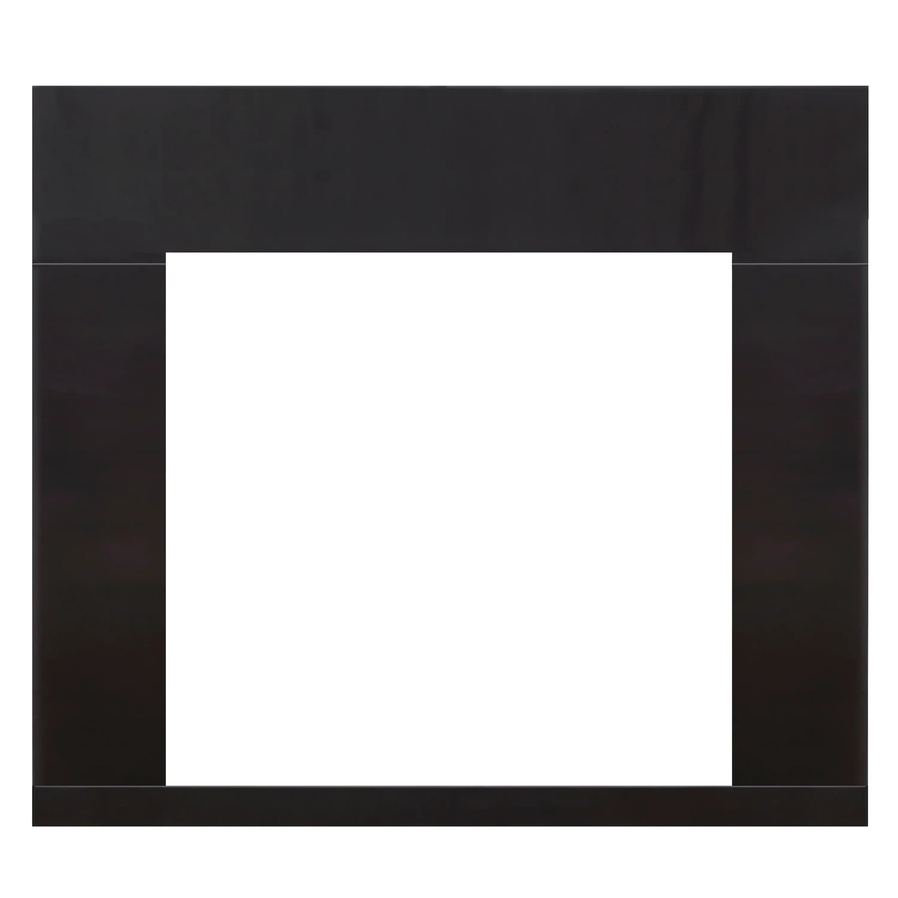 Dimplex Revillusion 36-inch installation trim panel in black, front view