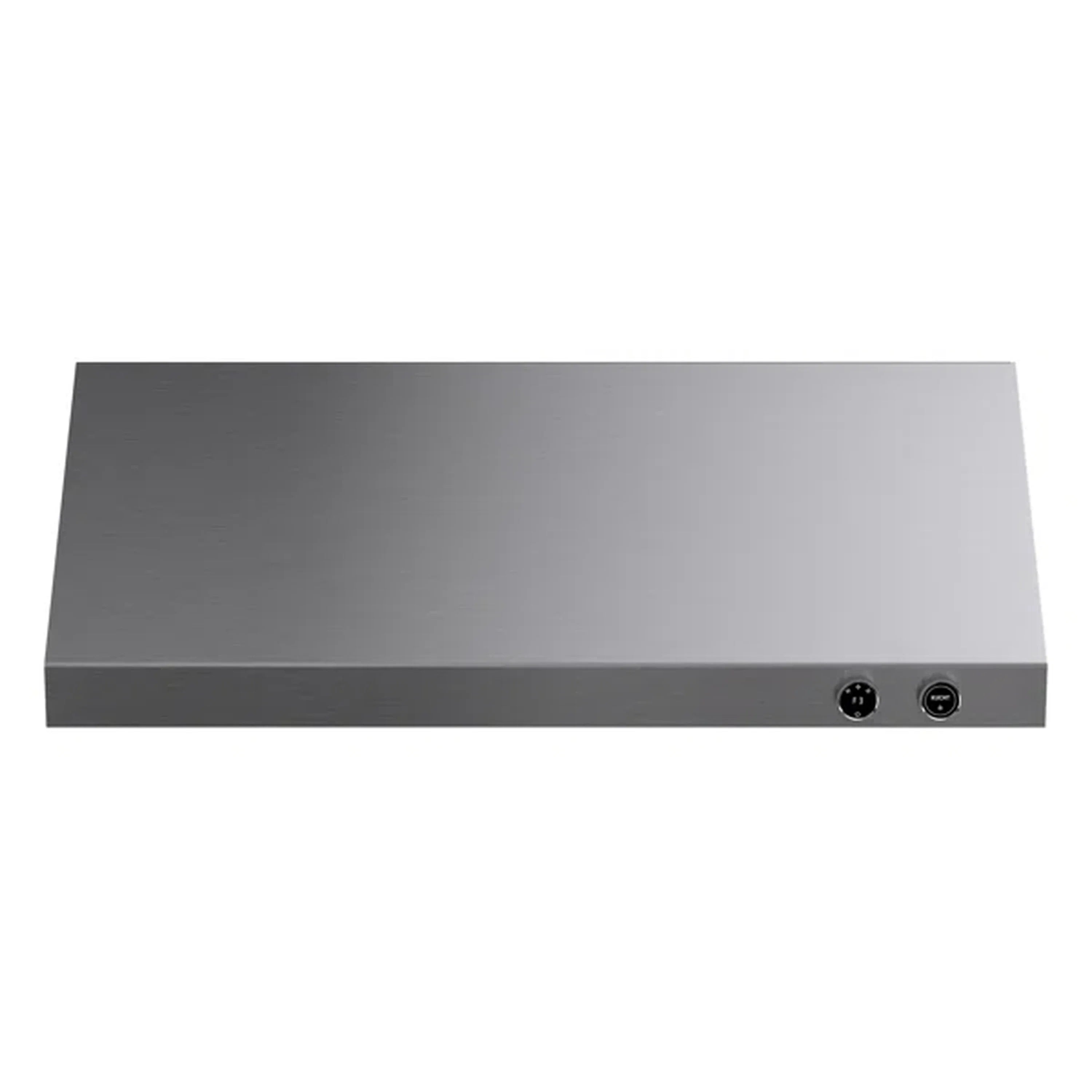 Kucht stainless steel control panel with two round knobs