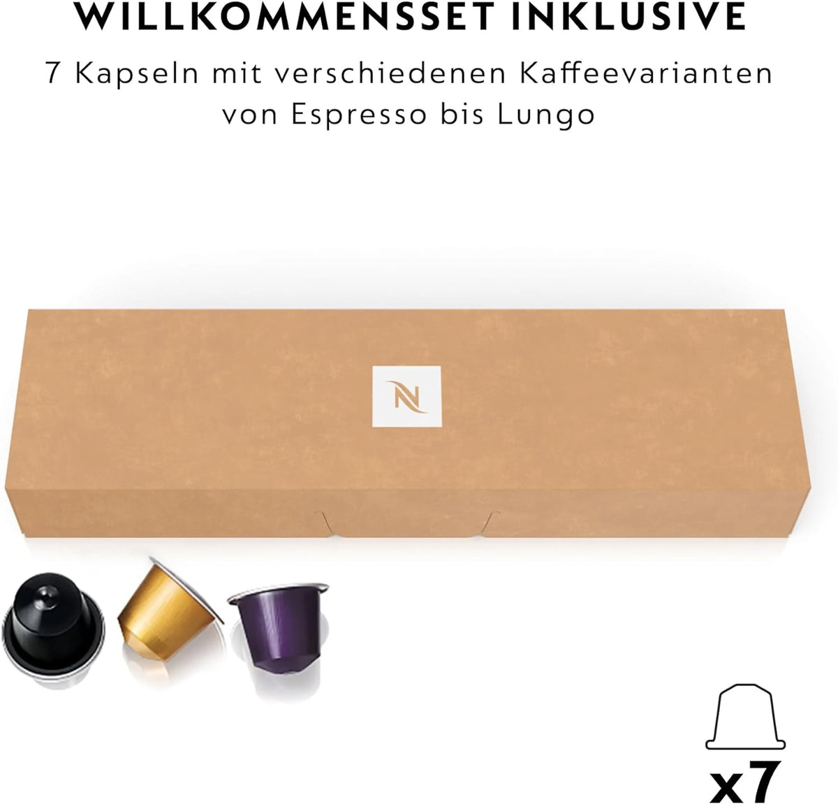 Nespresso Citiz capsule assortment pack with multiple coffee capsules