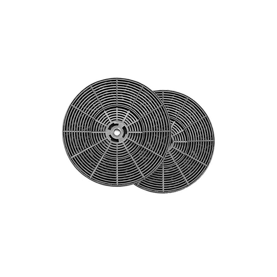 Hauslane charcoal filter pair with two circular wire mesh grilles