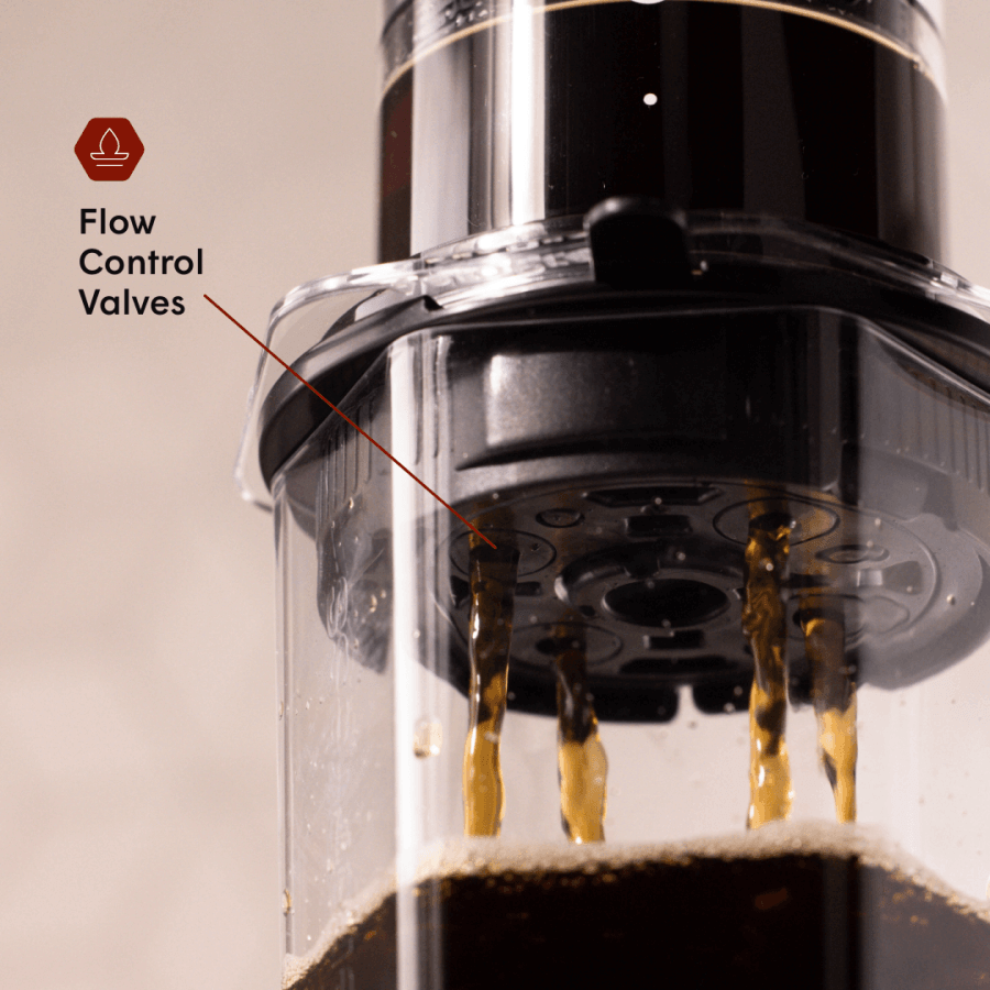 AeroPress Clear XL Coffee Press and XL Variable Flow Control Cap Bundle, 3-in-1 Brewing (XL90XLVFC1)