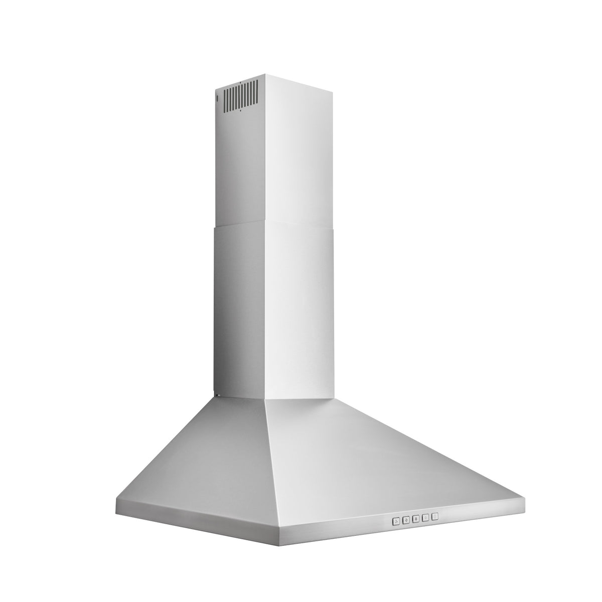 Broan-NuTone 24-Inch 450 CFM Convertible Pyramidal Wall Mount Chimney Range Hood in Stainless Steel (BWP1244SS)