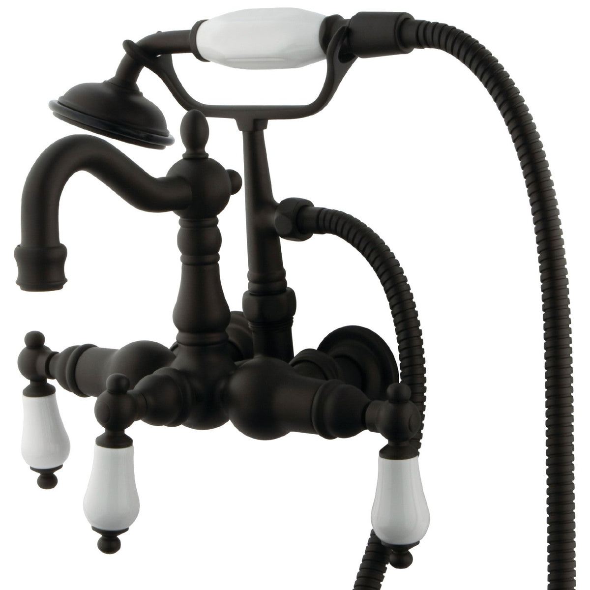 Vintage 3-3/8-Inch Wall Mount Tub Faucet in Oil Rubbed Bronze