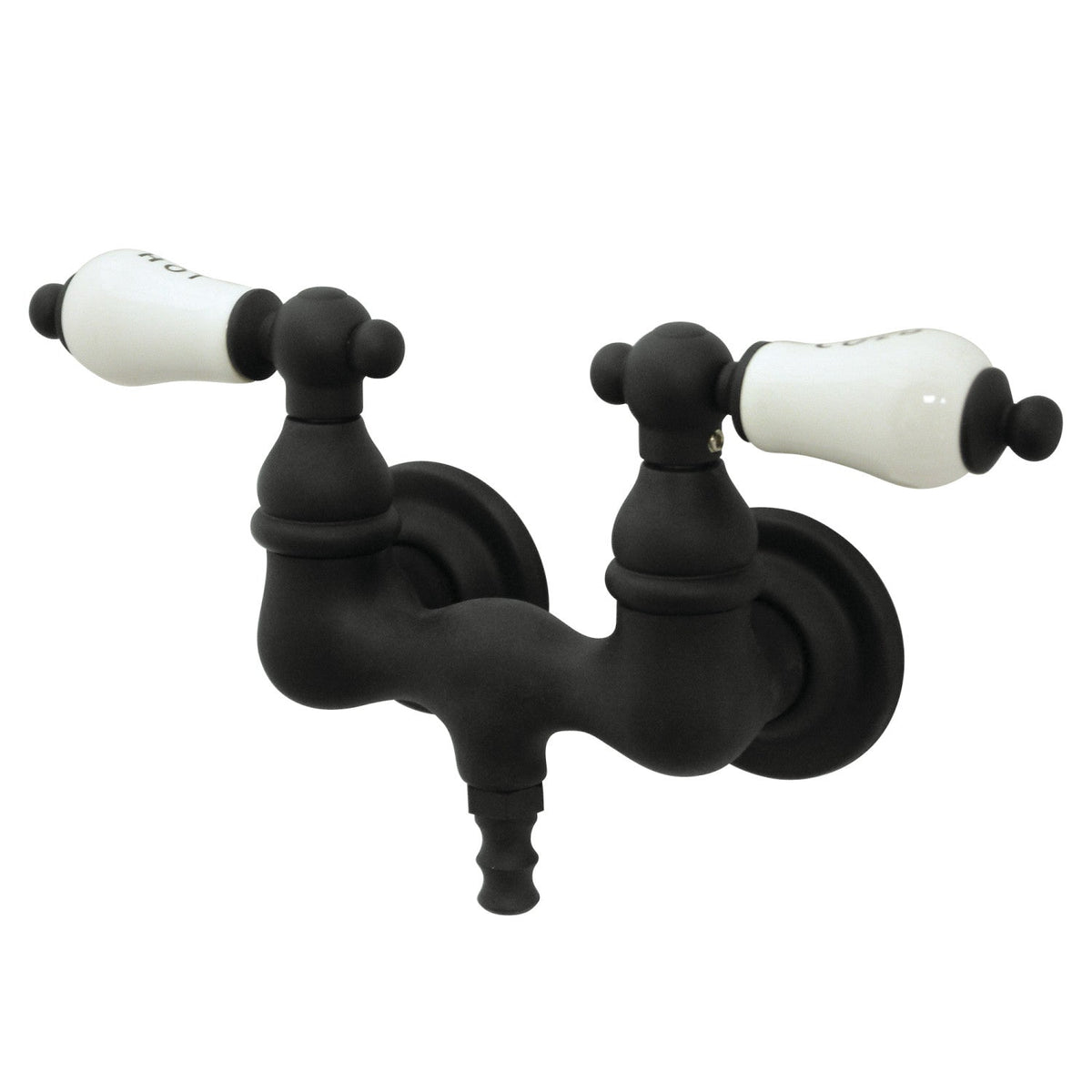 Vintage 3-3/8-Inch Wall Mount Tub Faucet in Oil Rubbed Bronze