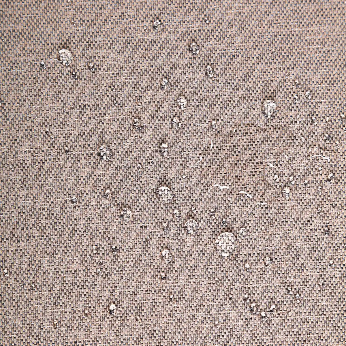 Brown woven upholstery fabric with speckled texture