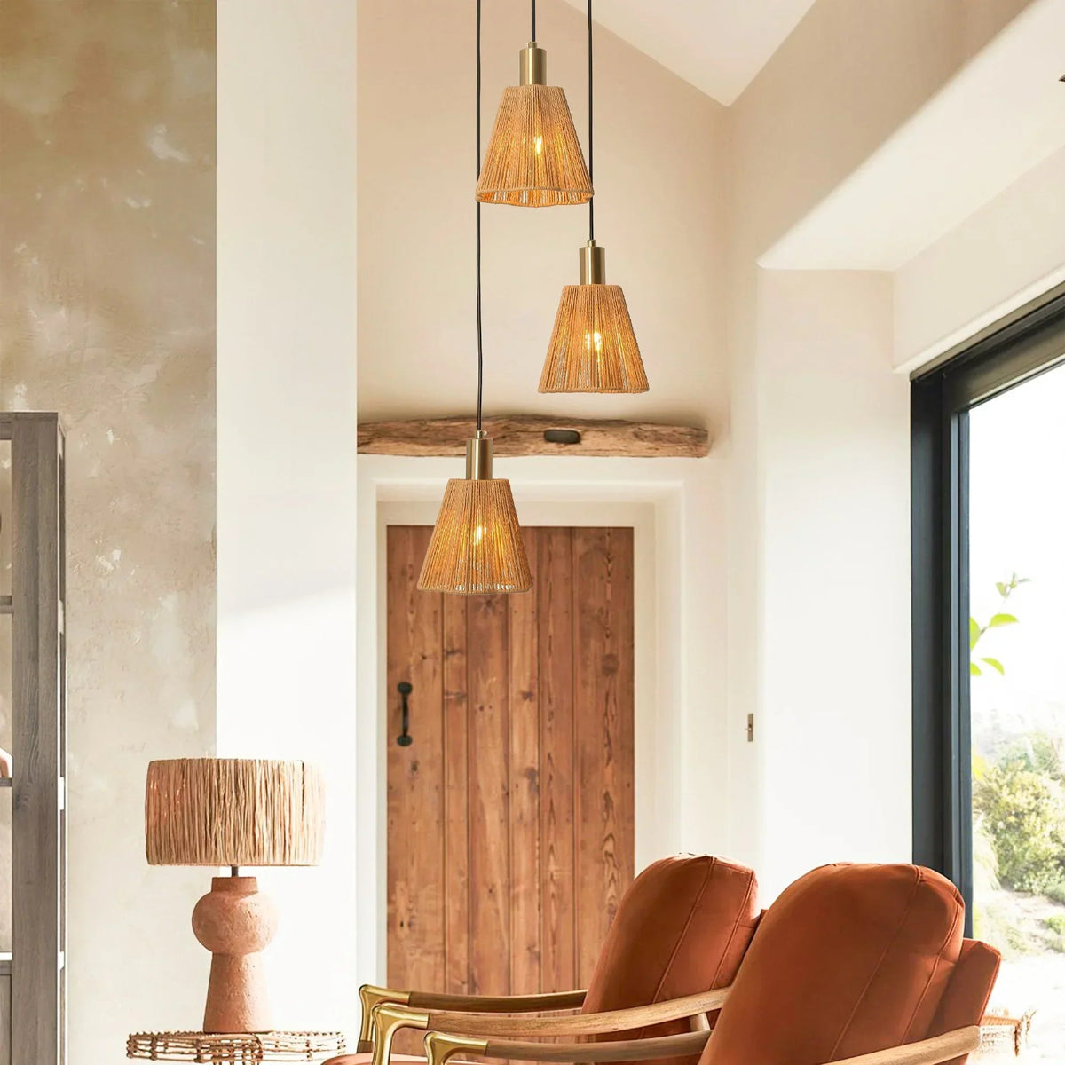 Parrot Uncle 15-Inch Merle 3-Light Island Pendant Light (D3016)