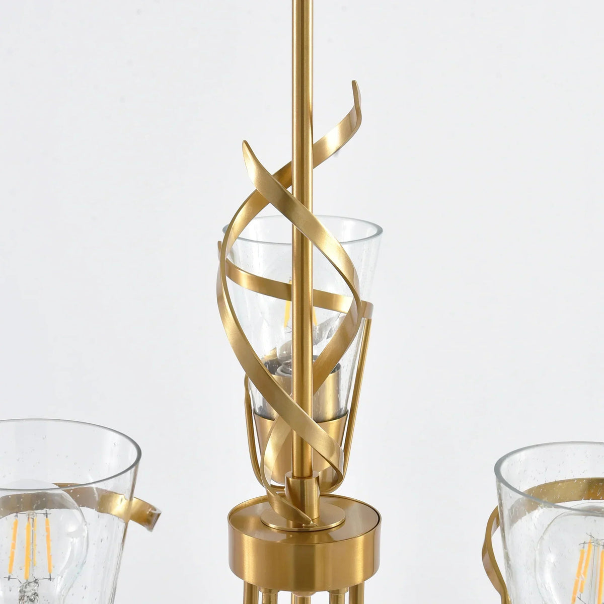Parrot Uncle 26-Inch Uriah 5-Light Golden Chandelier (D3019)