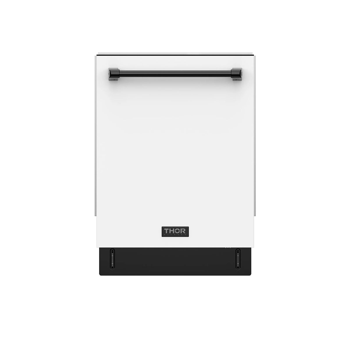 Gordon Ramsay by Thor Kitchen 24-Inch Dishwasher in White with Black Trim (DW24X8BAW-BLK)