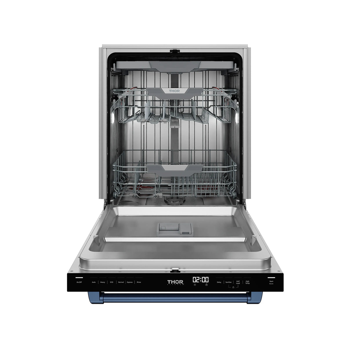 Gordon Ramsay by Thor Kitchen 24-Inch Dishwasher in White with Navy Blue Trim (DW24X8BAW-BLU)
