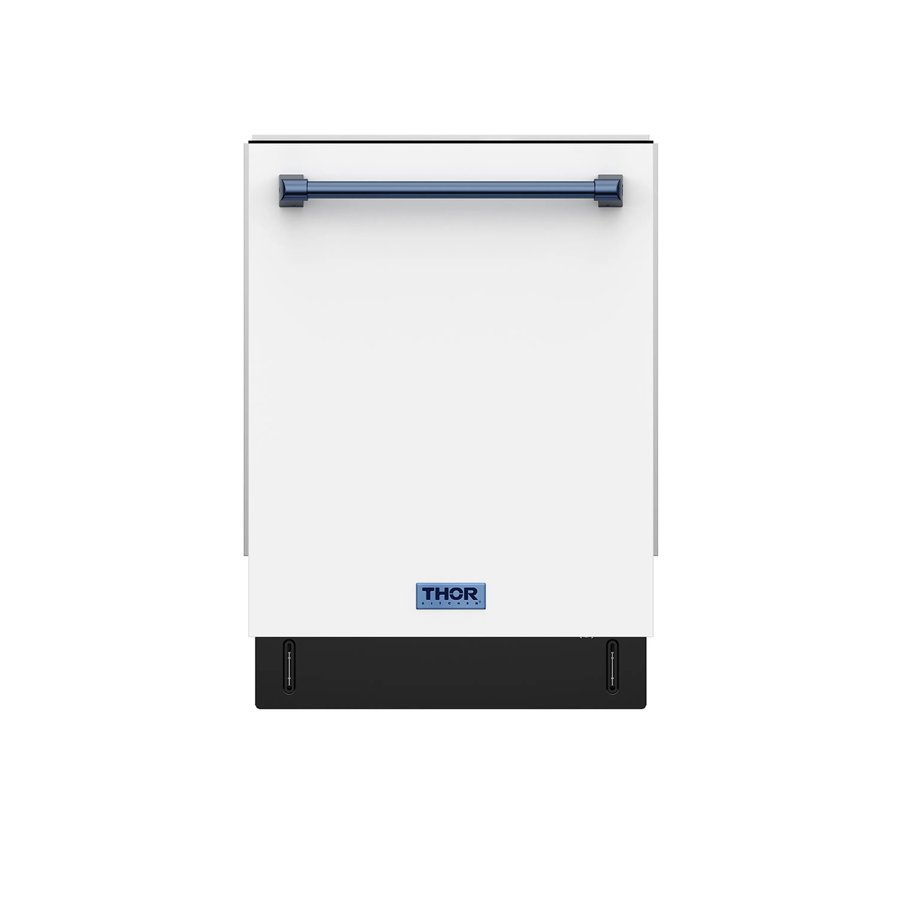 Gordon Ramsay by Thor Kitchen 24-Inch Dishwasher in White with Navy Blue Trim (DW24X8BAW-BLU)