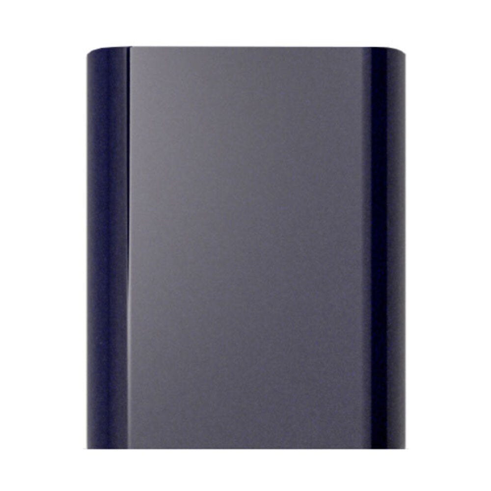 Midnight blue cylindrical metal chimney extension sleeve for range hood