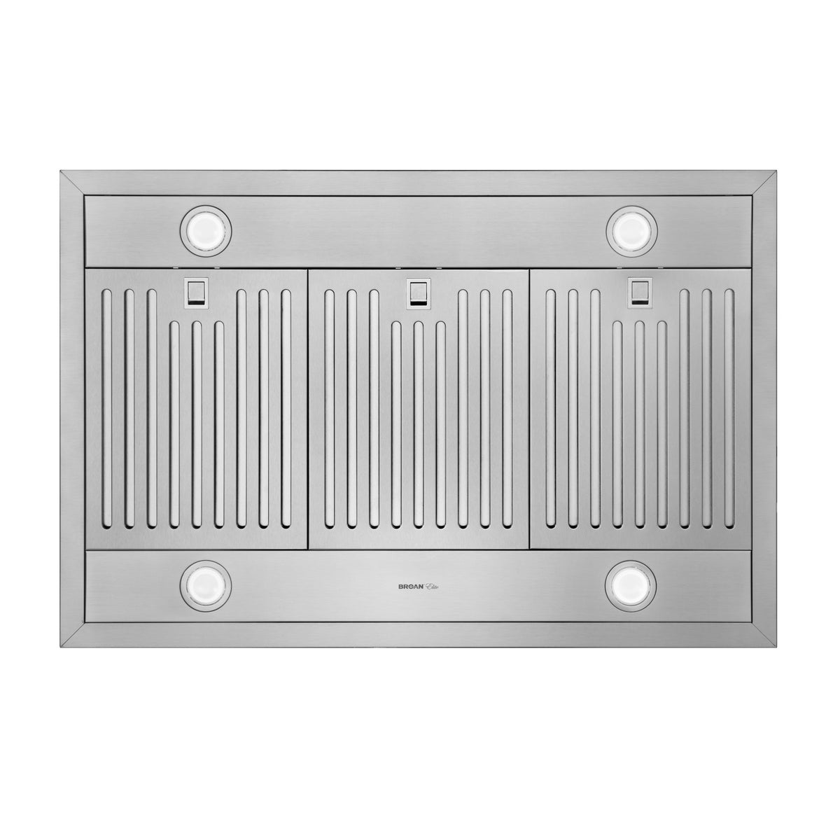 Broan-NuTone Elite 36-Inch 640 CFM T-Style Island Mount Chimney Range Hood in Stainless Steel (EIT1366SS)