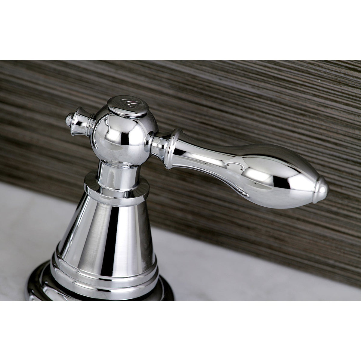 English Classic Widespread Bathroom Faucet with Pop-Up Drain in Polished Chrome