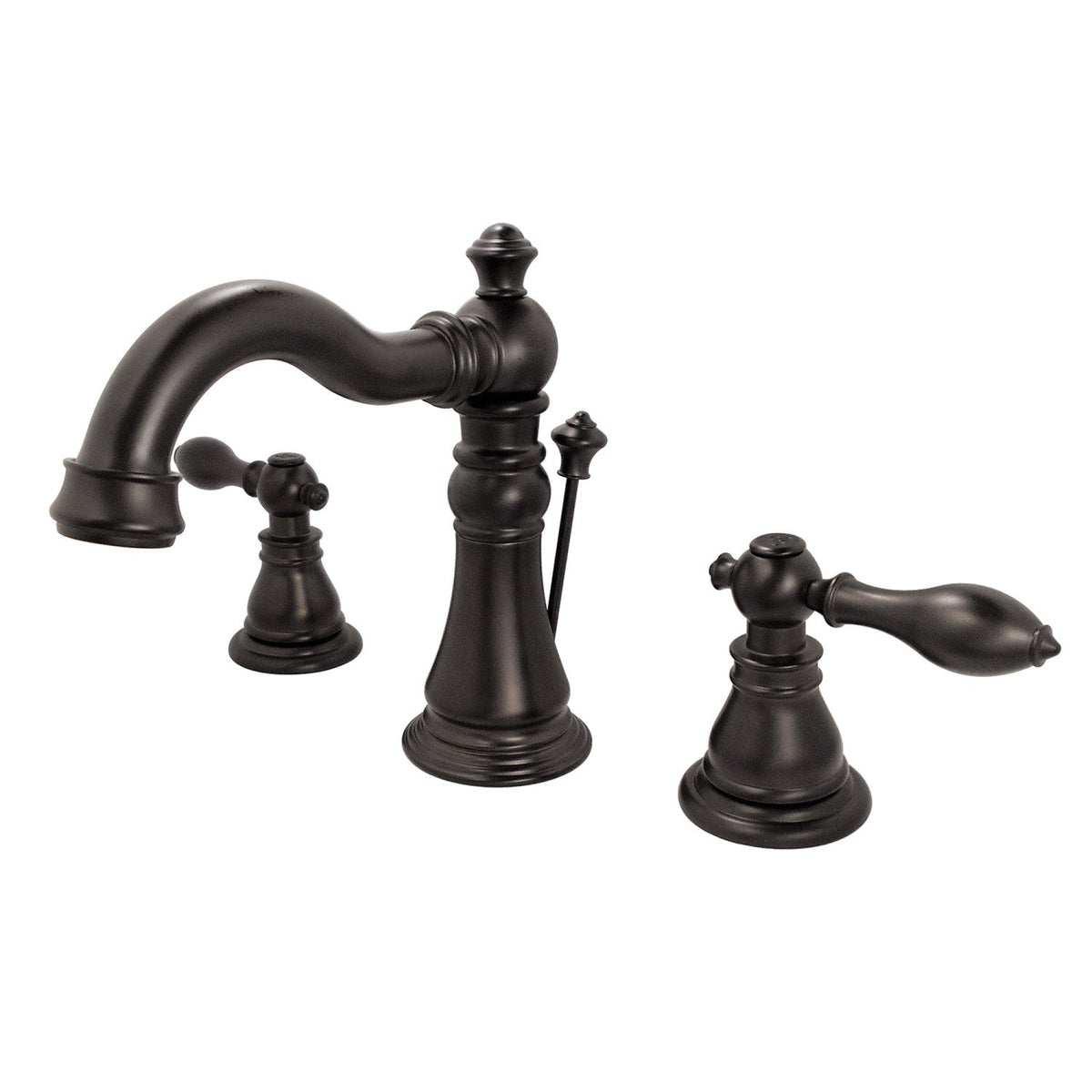 American Classic Widespread Bathroom Faucet with Pop-Up Drain in Oil Rubbed Bronze