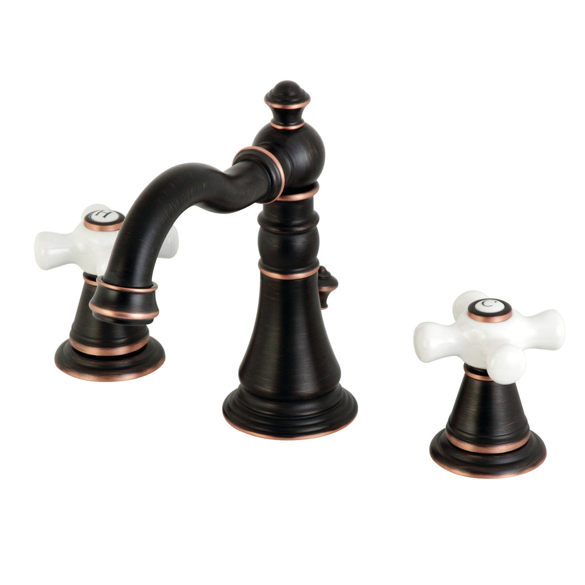 American Classic Widespread Bathroom Faucet with Brass Pop-Up in Naples Bronze