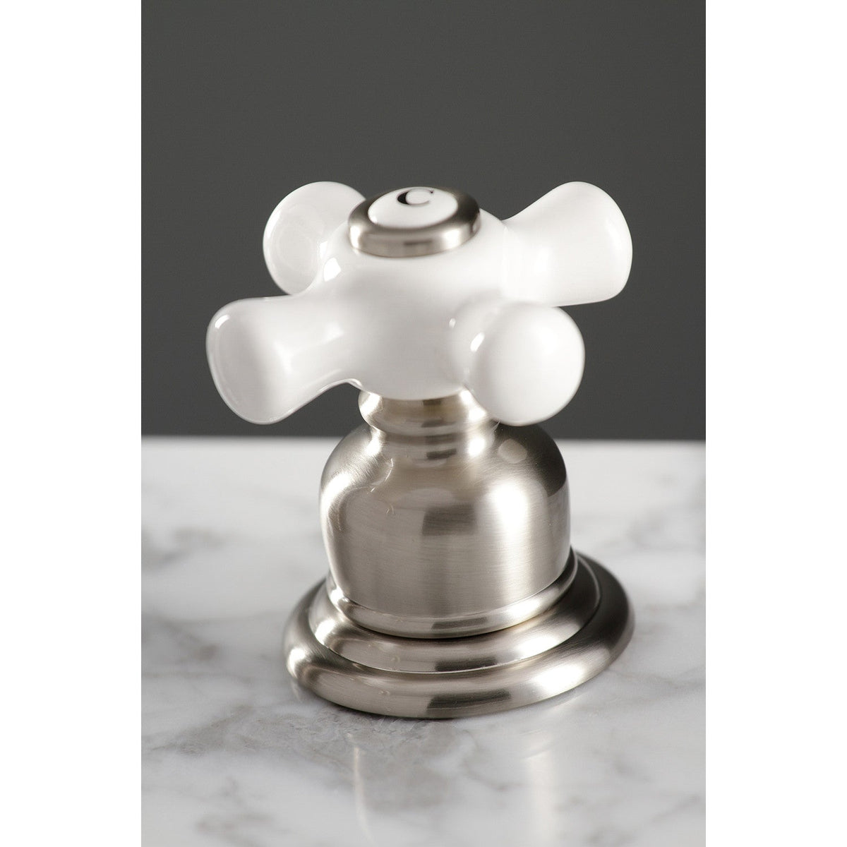 American Classic Widespread Bathroom Faucet with Pop-Up Drain in Brushed Nickel