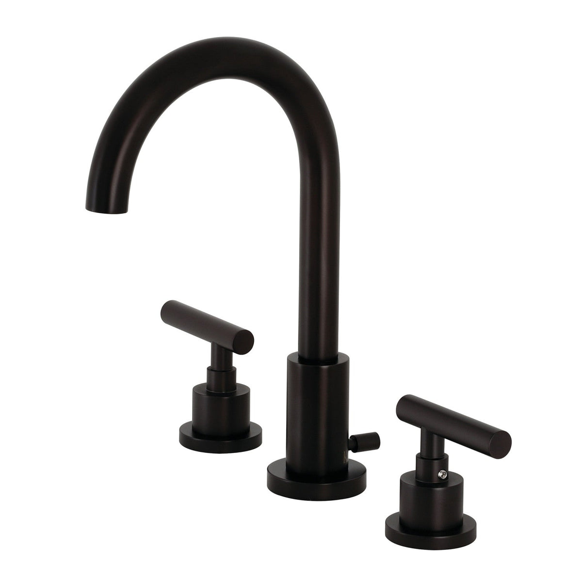 Manhattan Widespread Bathroom Faucet with Brass Pop-Up in Oil Rubbed Bronze