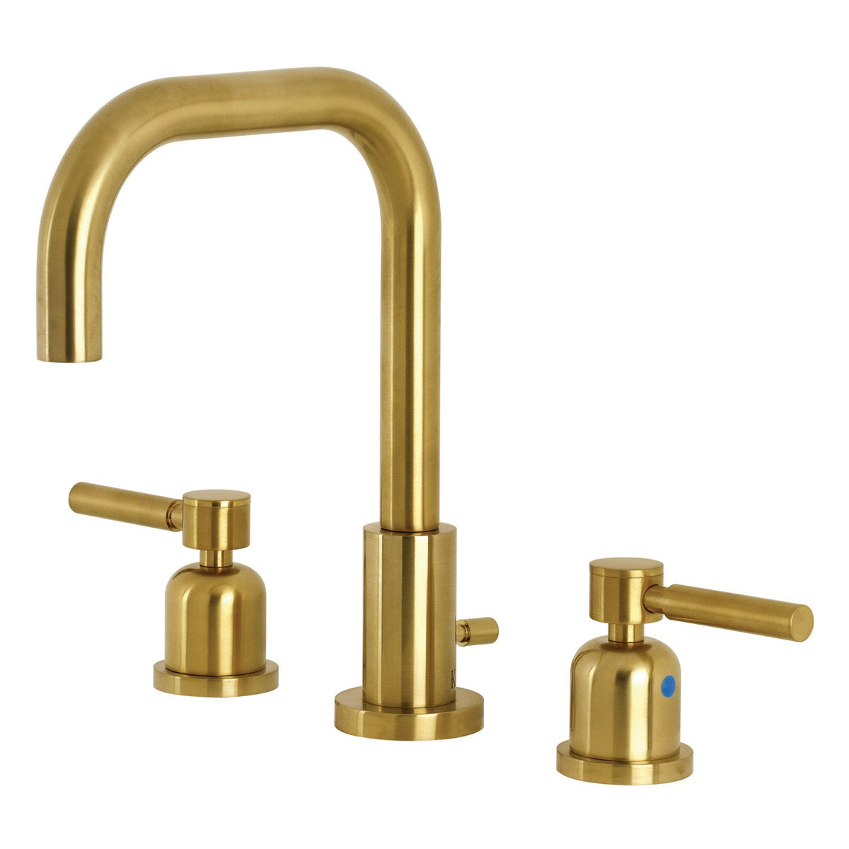Concord Widespread Bathroom Faucet with Brass Pop-Up in Brushed Brass