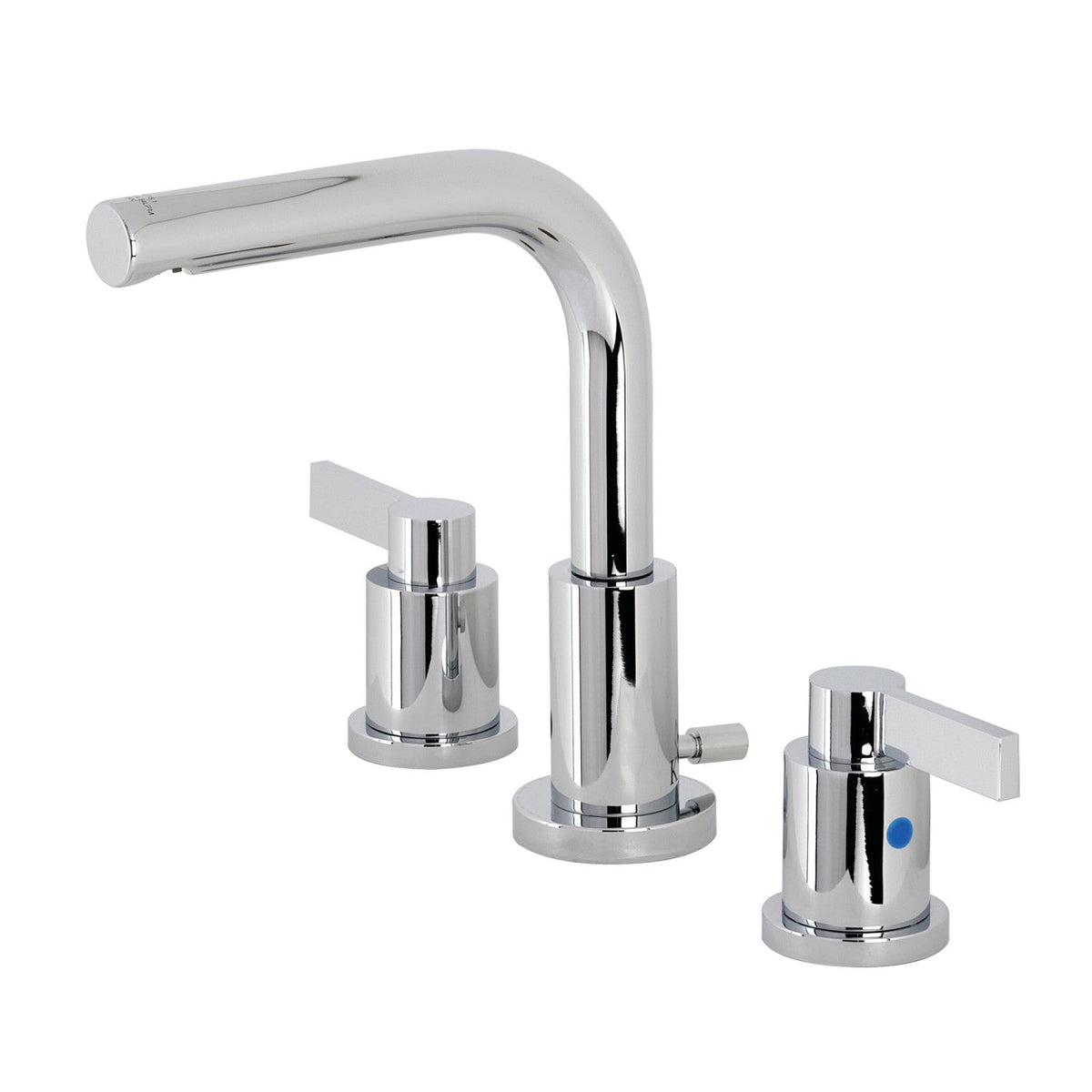 NuvoFusion Widespread Bathroom Faucet with Brass Pop-Up in Polished Chrome