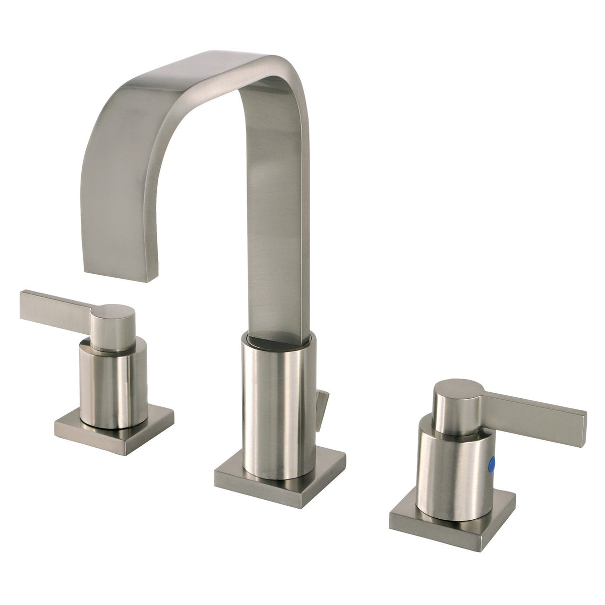 NuvoFusion Widespread Bathroom Faucet with Pop-Up Drain in Brushed Nickel