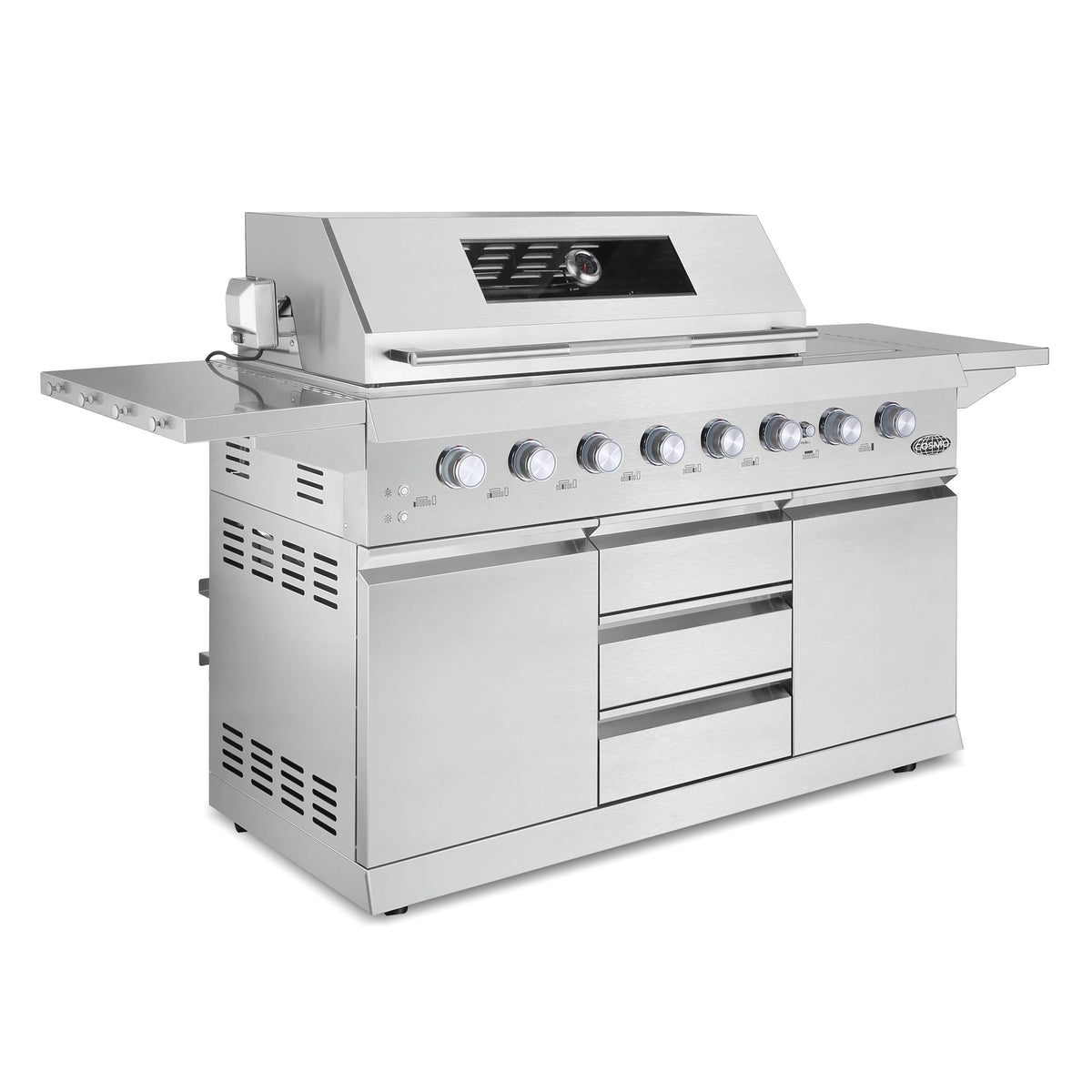COS-GGFN587GSS gas grill - left angle