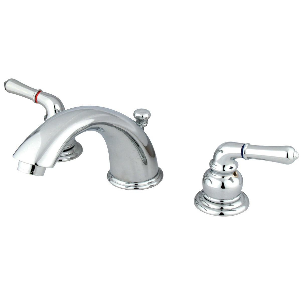 Magellan Widespread Bathroom Faucet with Pop-Up Drain in Polished Chrome