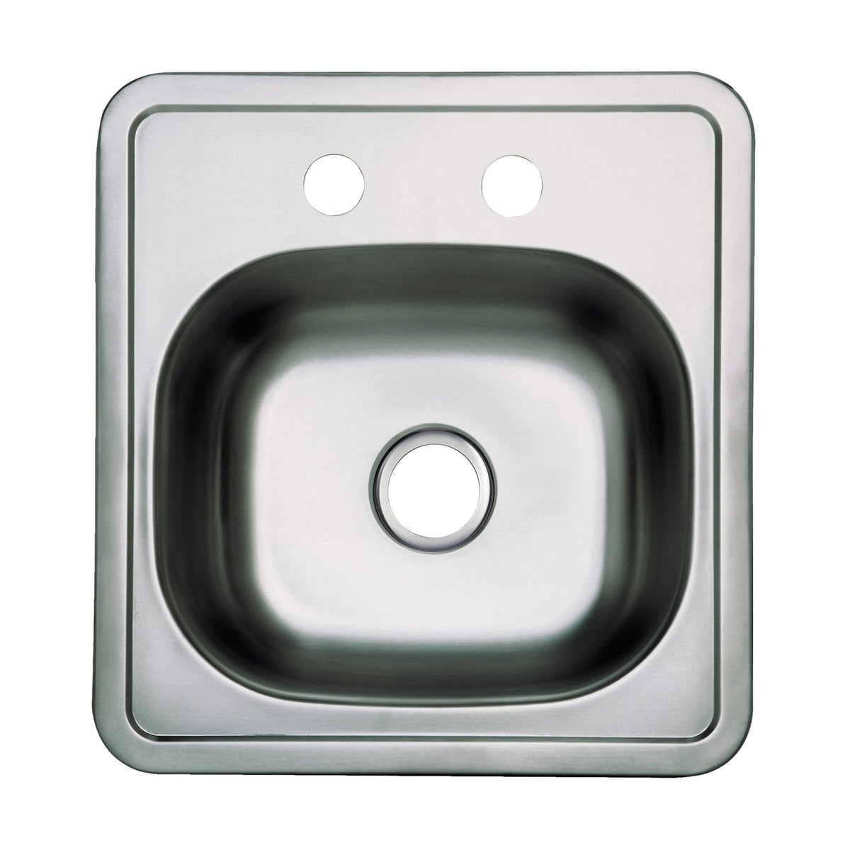 Gourmetier Self-Rimming Single Bowl Bar Sink in Brushed Stainless Steel