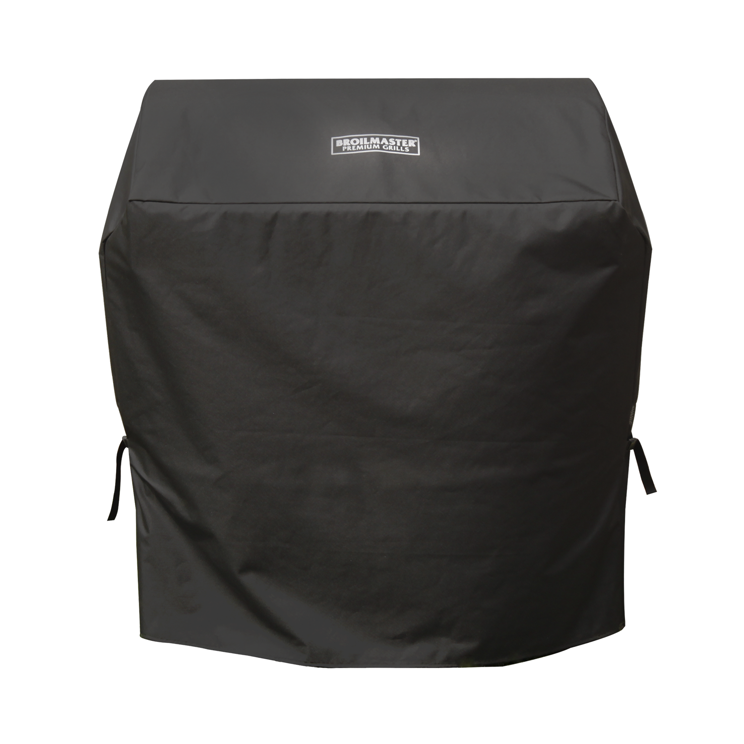 Broilmaster grill cover for 42-inch cart grill, dark fabric with center logo