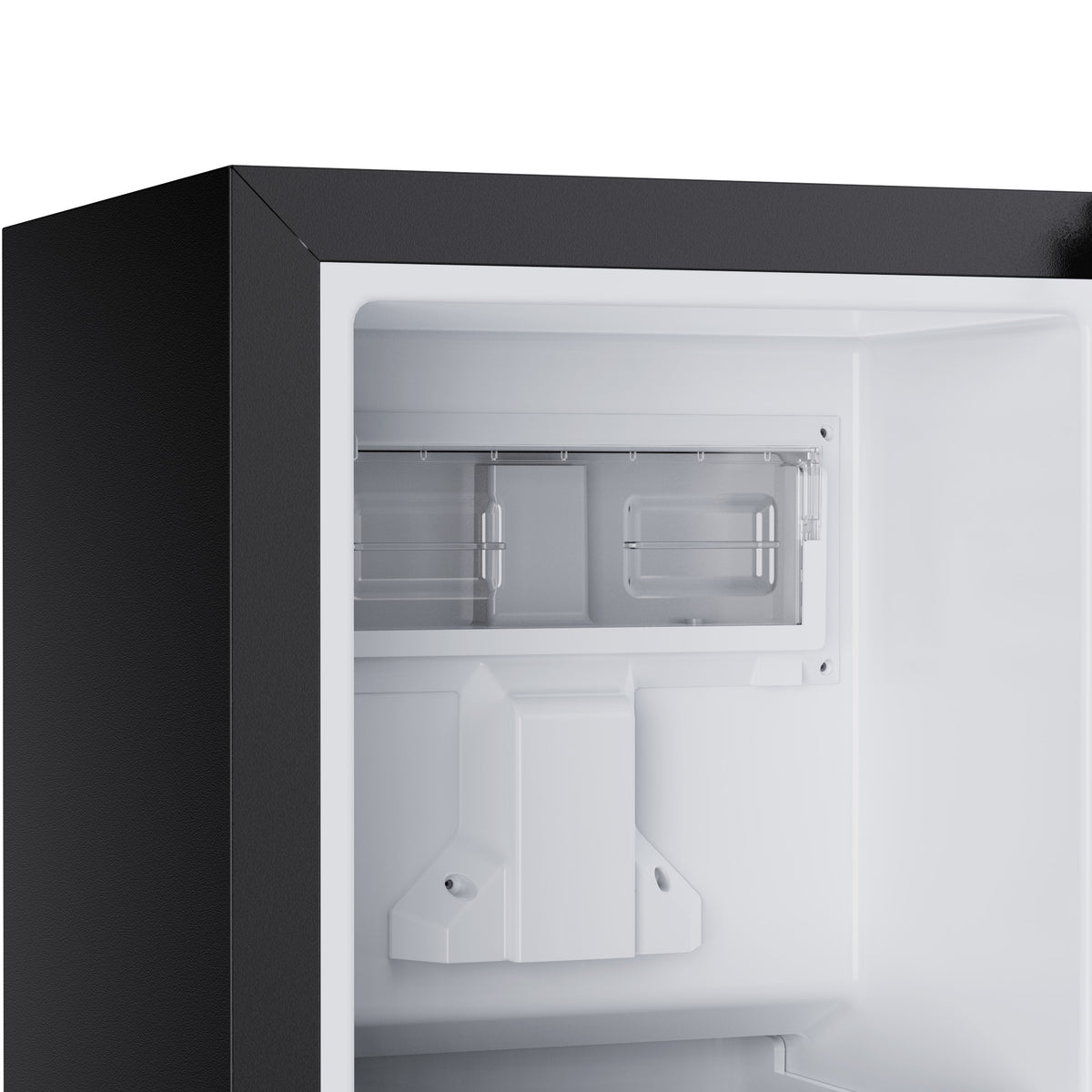 Interior of the black nugget ice maker
