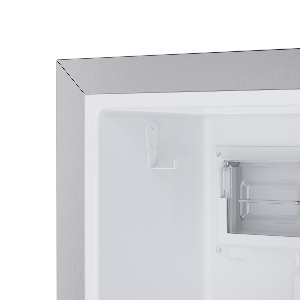 Ice scoop and scoop holder included with the Cristallo ice maker