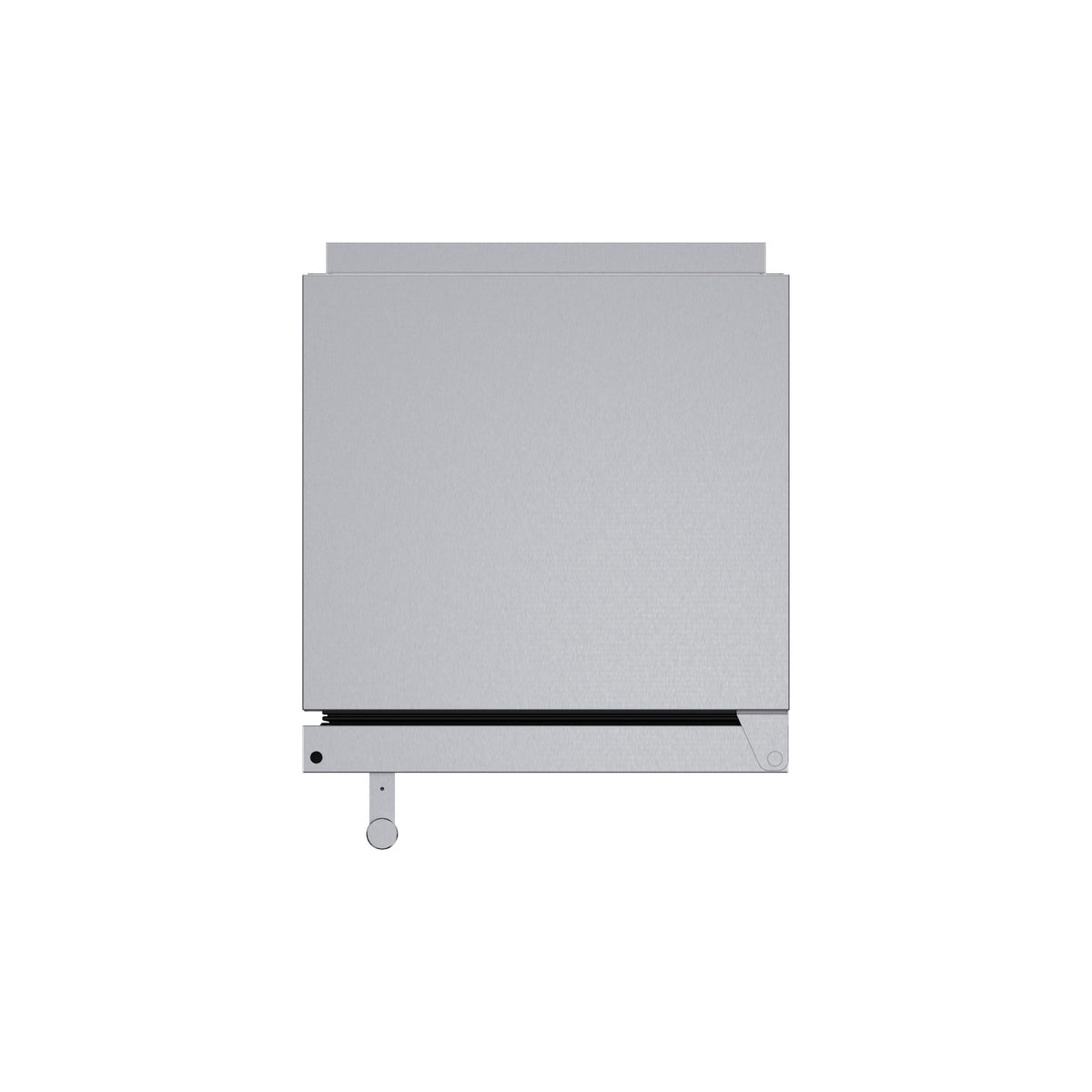 Top view of the stainless steel 15-inch Cristallo ice maker