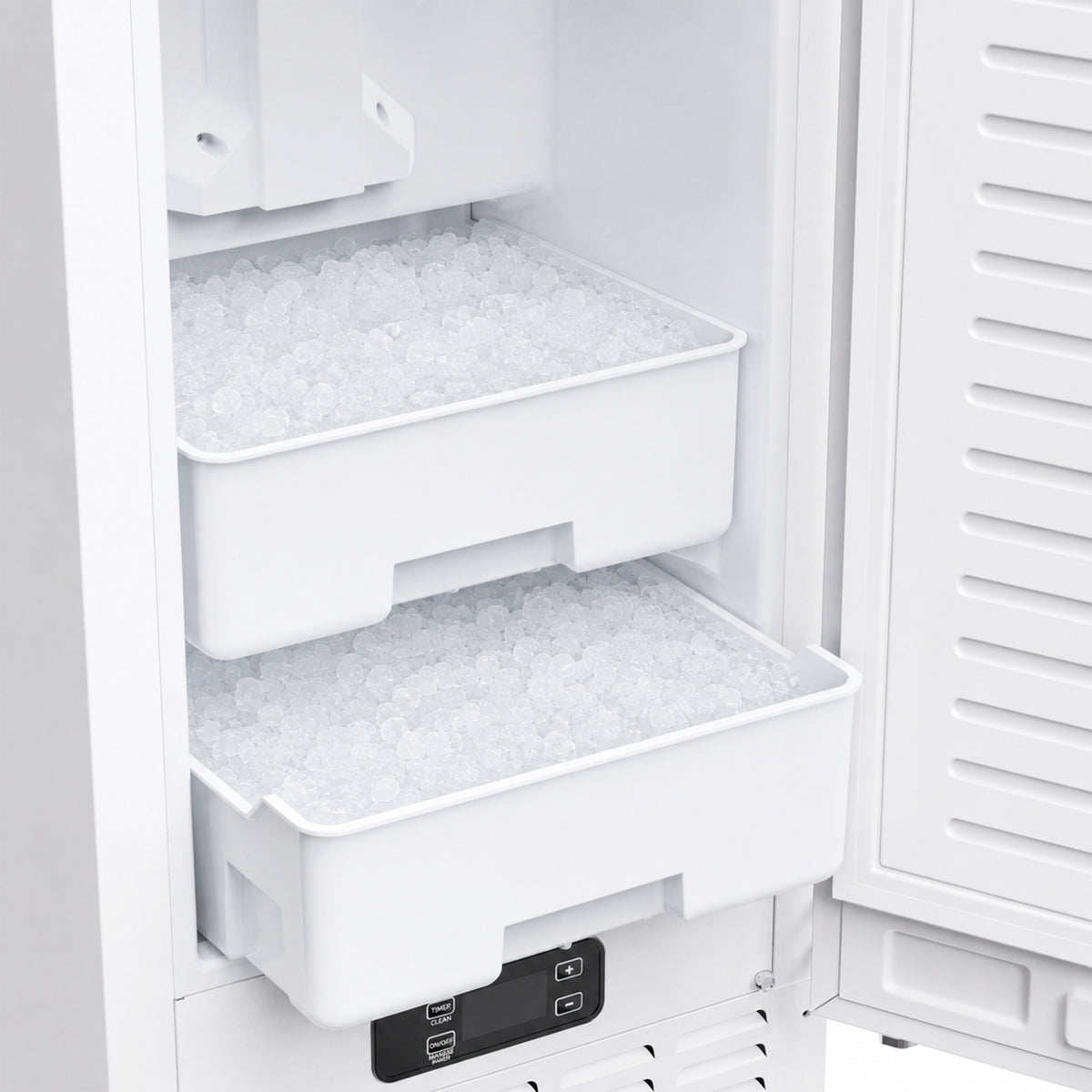 Second ice storage drawer of the Cristallo nugget ice maker