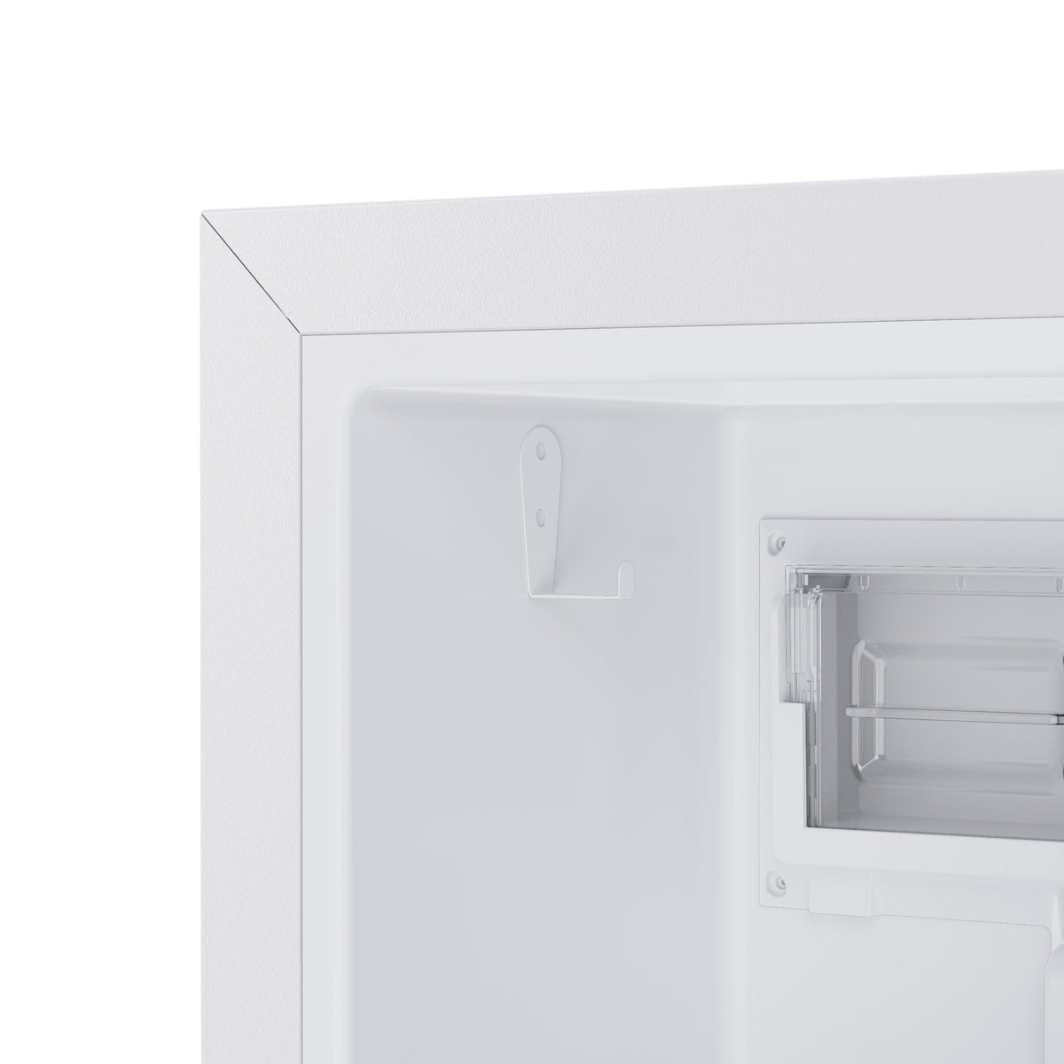 Ice scoop and scoop holder included with the Cristallo ice maker