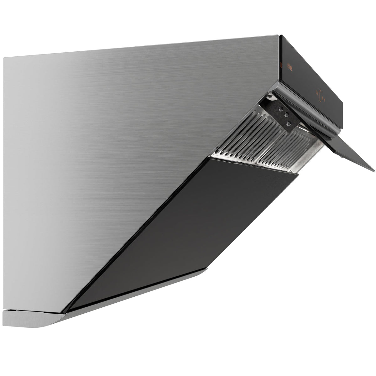 Fotile 30-Inch Prestige Performance Inclined Vent Under-Cabinet / Wall-Mount Range Hood with Dual DC Motors, 1100 Max EQUIV. CFM, Motion Activation, and Sync Connect in Black (JQG7507)