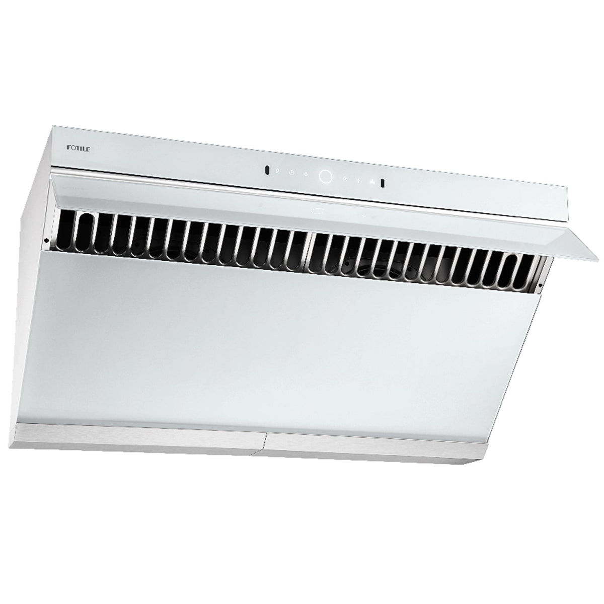Fotile 36-Inch Prestige Inclined Vent Under-Cabinet / Wall-Mount Range Hood with Dual DC Motors, 1000 Max EQUIV. CFM and Motion Activation in White (JQG9006-W)