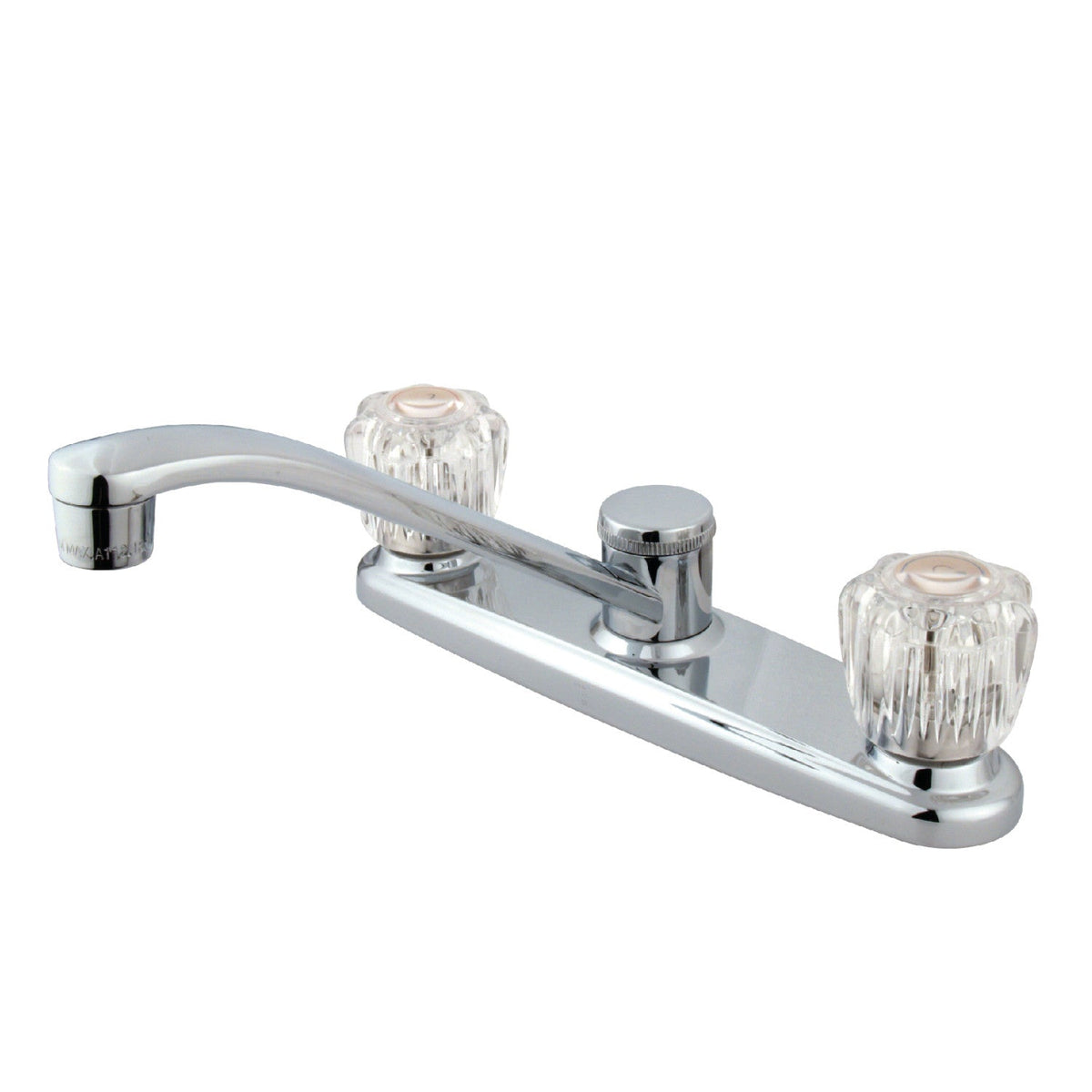 Americana Double-Handle 8" Centerset Kitchen Faucet in Polished Chrome