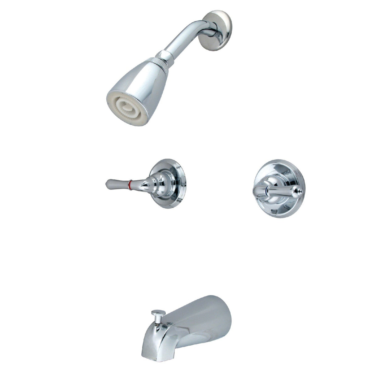 Magellan Double-Handle Tub and Shower Faucet in Polished Chrome