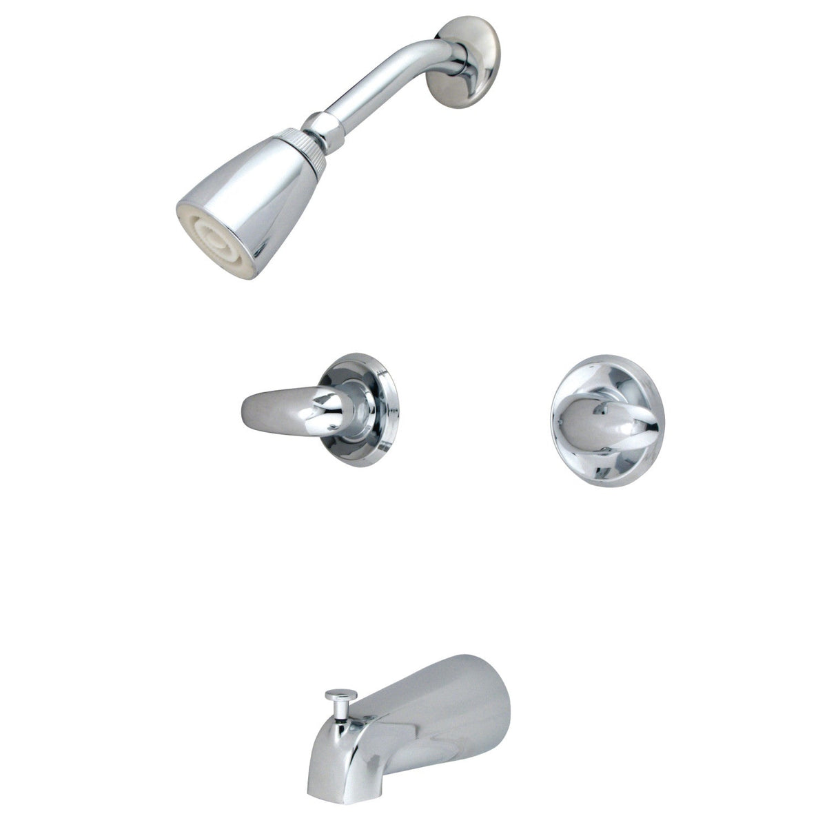 Legacy Double-Handle Tub and Shower Faucet in Polished Chrome