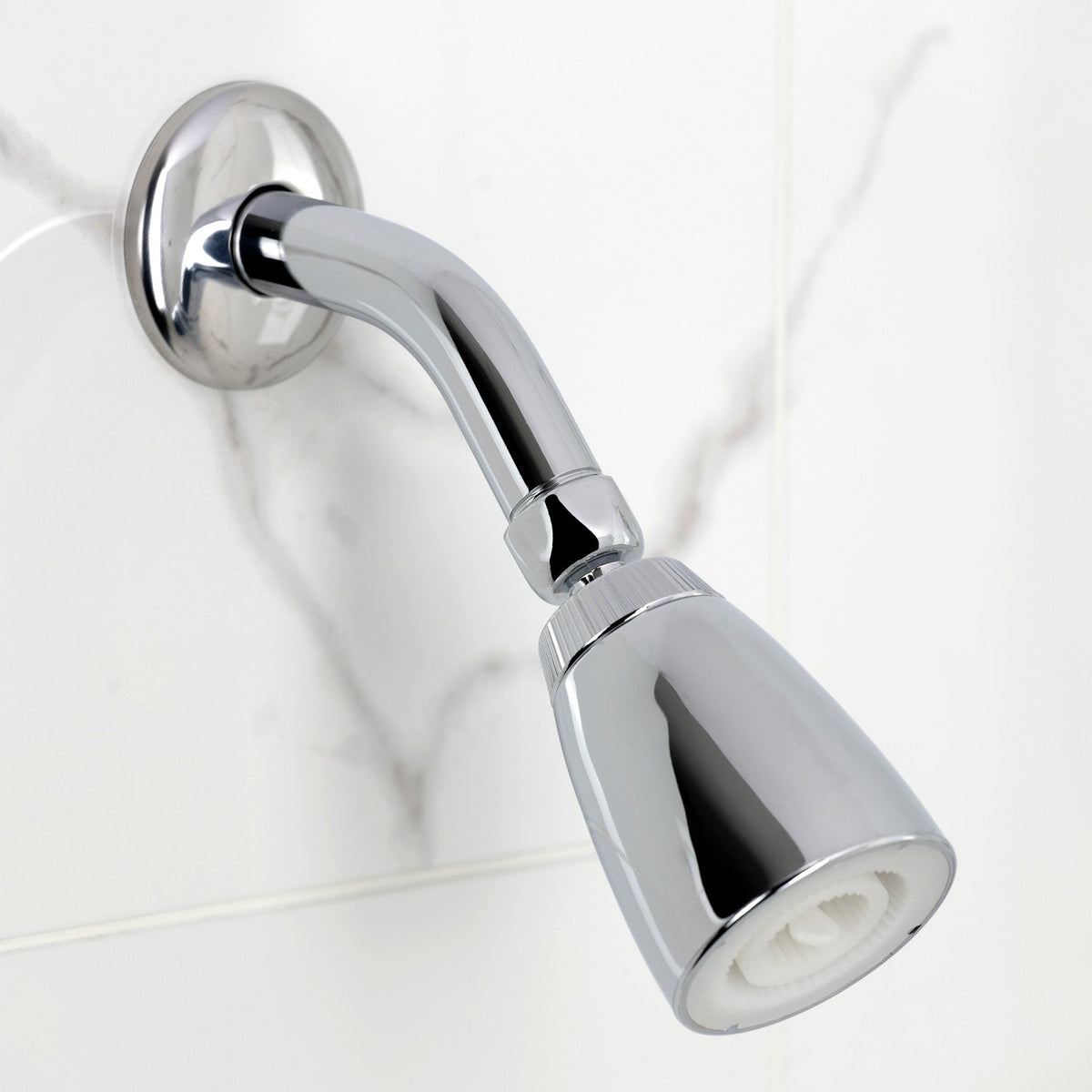 Victorian Double-Handle Shower Faucet in Polished Chrome