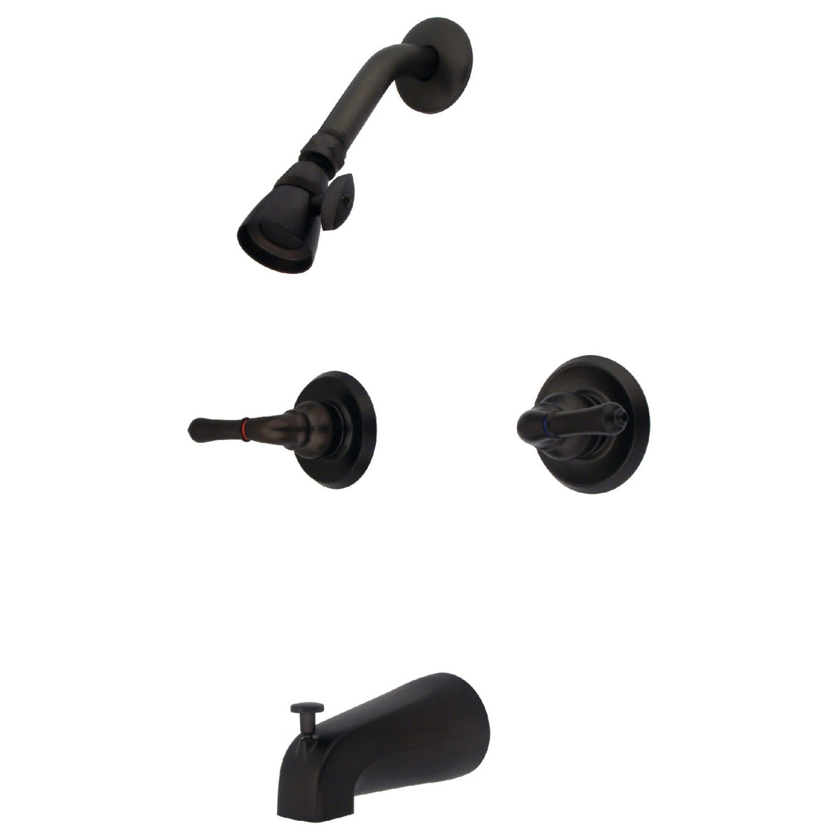 Magellan Double-Handle Tub and Shower Faucet in Oil Rubbed Bronze