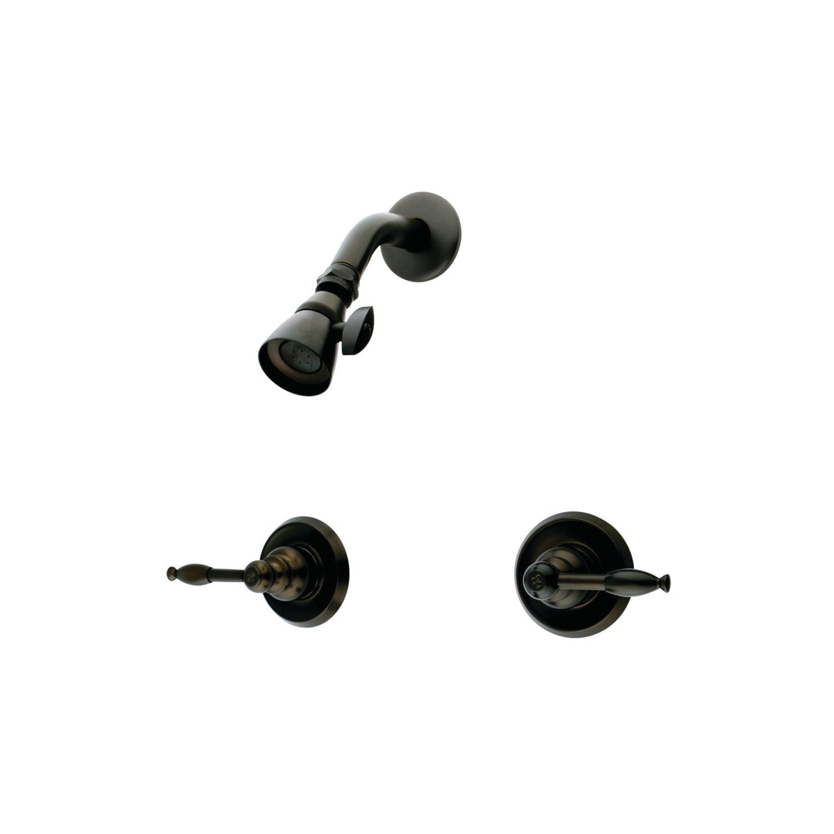 Knight Double-Handle Shower Faucet in Oil Rubbed Bronze