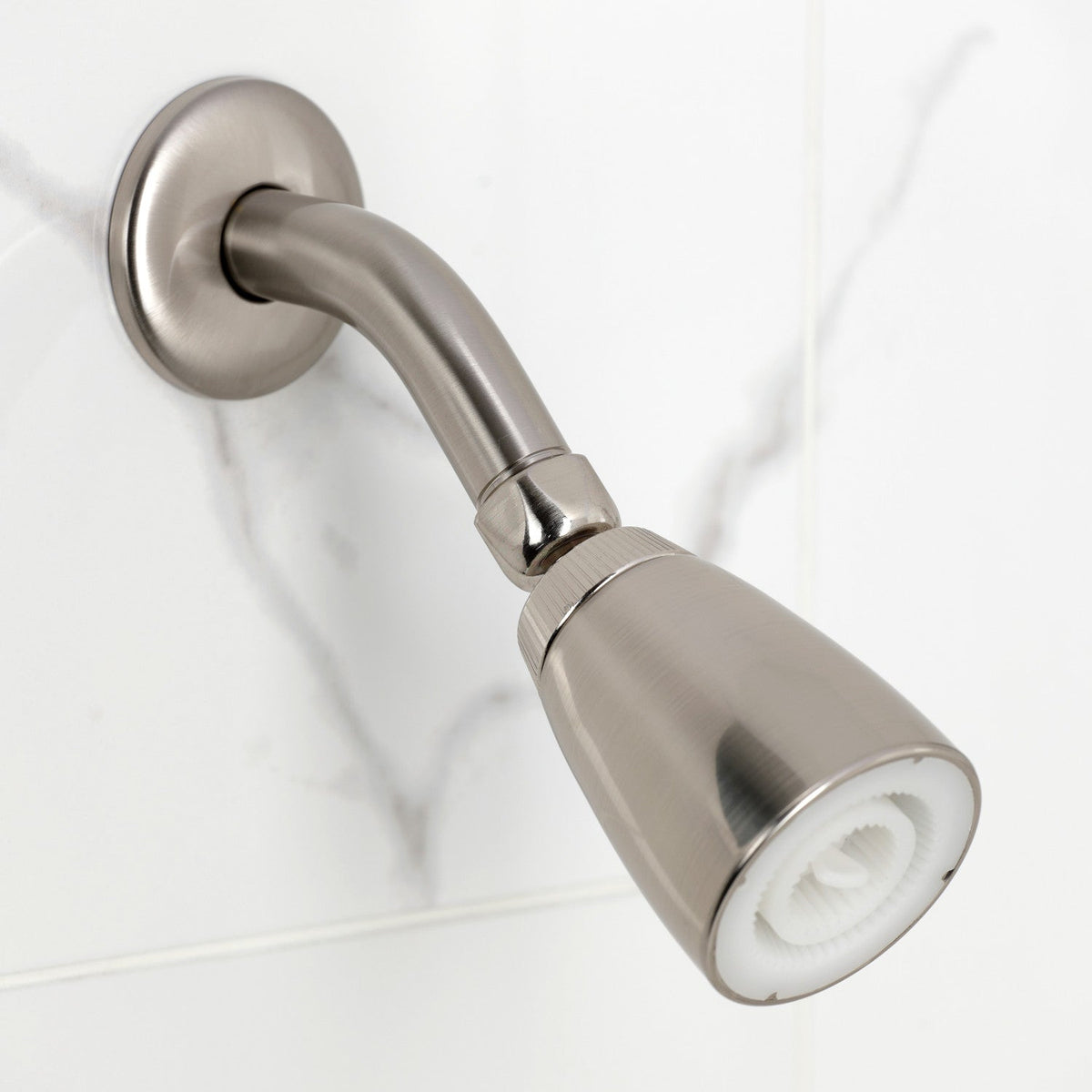 Victorian Double-Handle Shower Faucet in Brushed Nickel