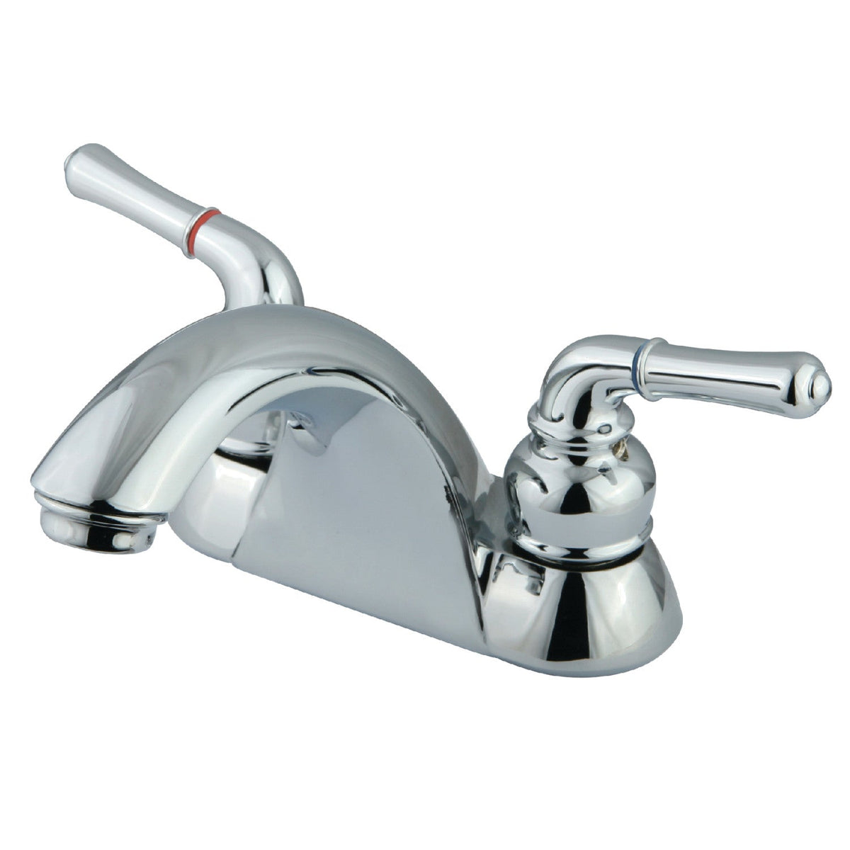 Naples Double-Handle 4" Centerset Bathroom Faucet in Polished Chrome