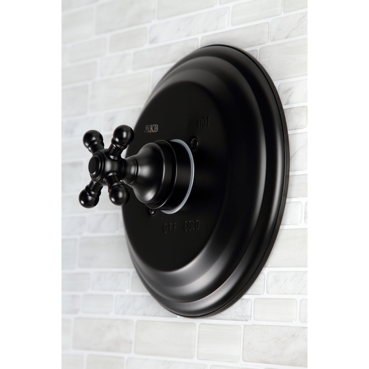 Metropolitan Single-Handle Pressure Balanced Tub and Shower Faucet in Matte Black