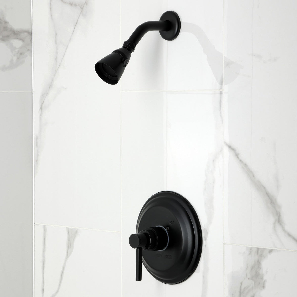 Concord Single-Handle Pressure Balanced Shower Faucet in Matte Black