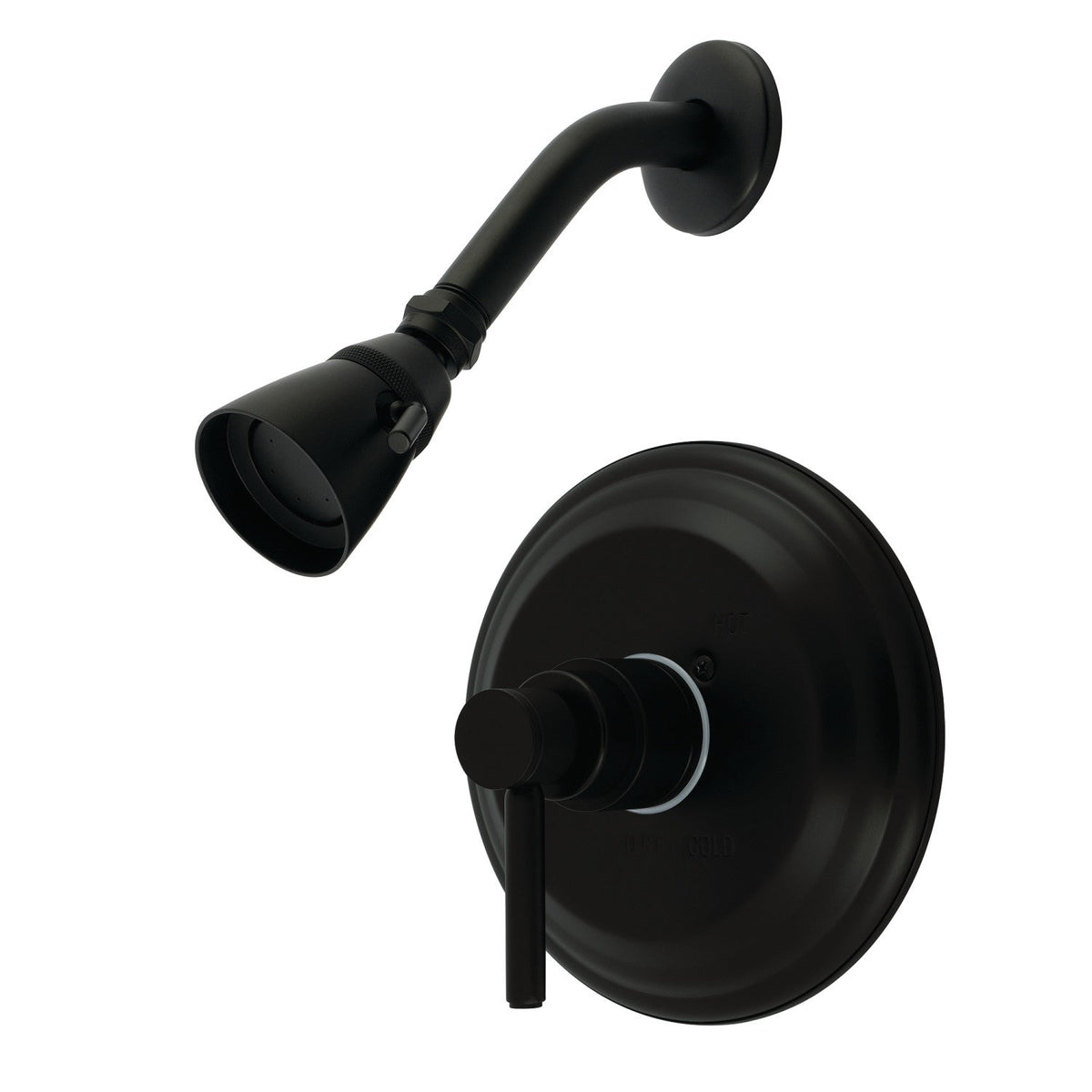 Concord Single-Handle Pressure Balanced Shower Faucet in Matte Black
